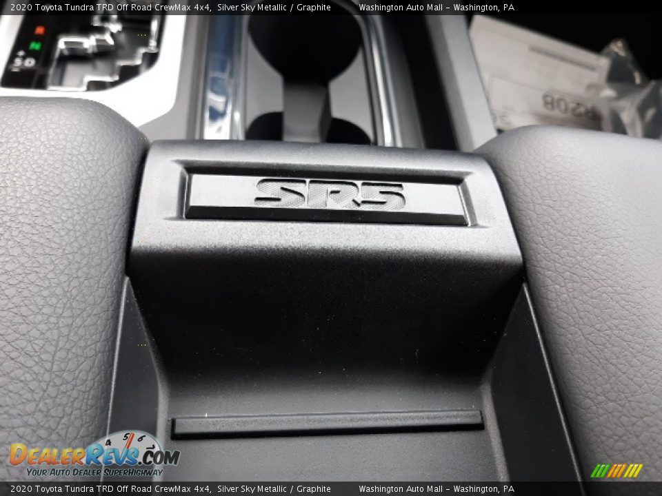 2020 Toyota Tundra TRD Off Road CrewMax 4x4 Silver Sky Metallic / Graphite Photo #17