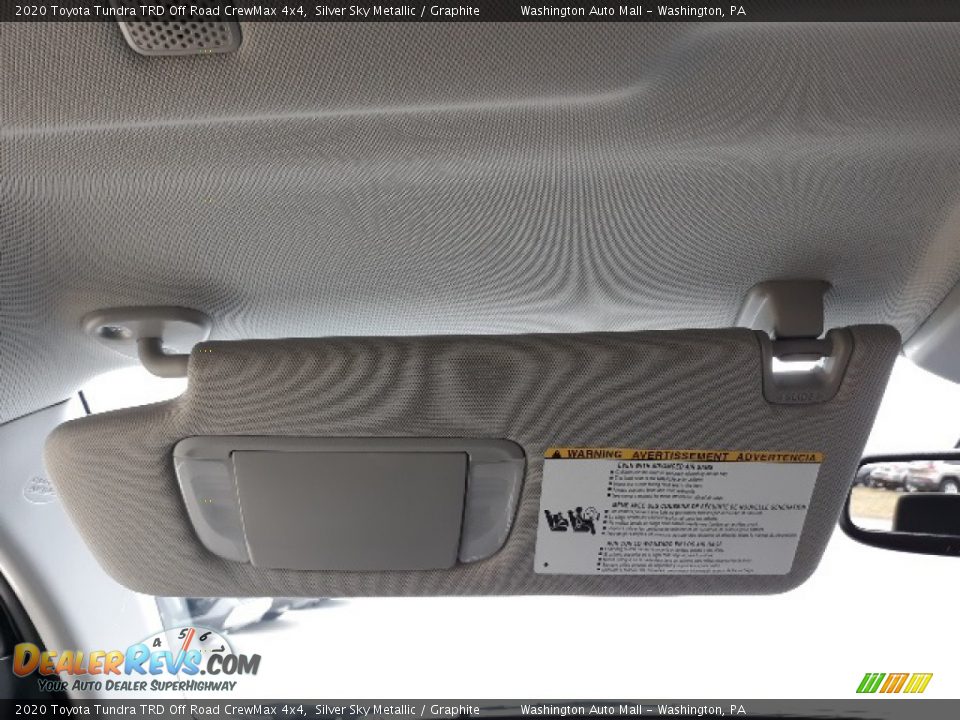 2020 Toyota Tundra TRD Off Road CrewMax 4x4 Silver Sky Metallic / Graphite Photo #18