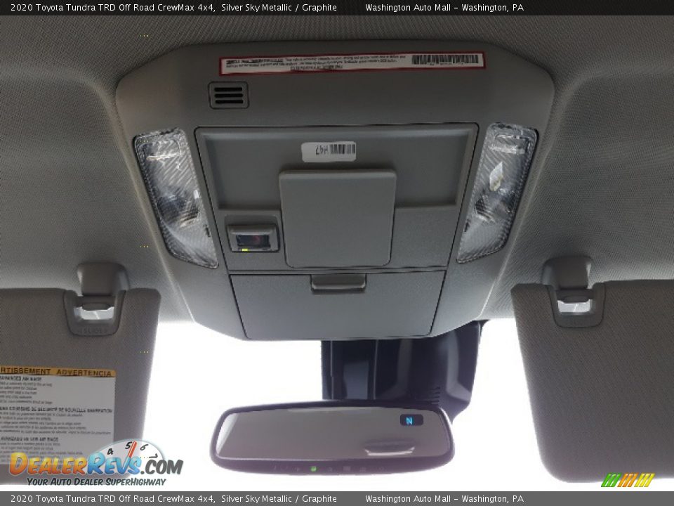 2020 Toyota Tundra TRD Off Road CrewMax 4x4 Silver Sky Metallic / Graphite Photo #19