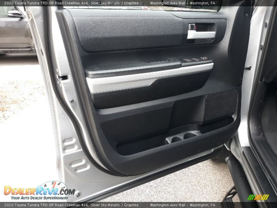 2020 Toyota Tundra TRD Off Road CrewMax 4x4 Silver Sky Metallic / Graphite Photo #25