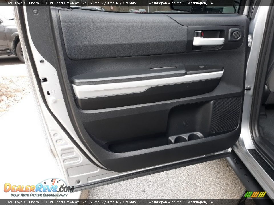 2020 Toyota Tundra TRD Off Road CrewMax 4x4 Silver Sky Metallic / Graphite Photo #32