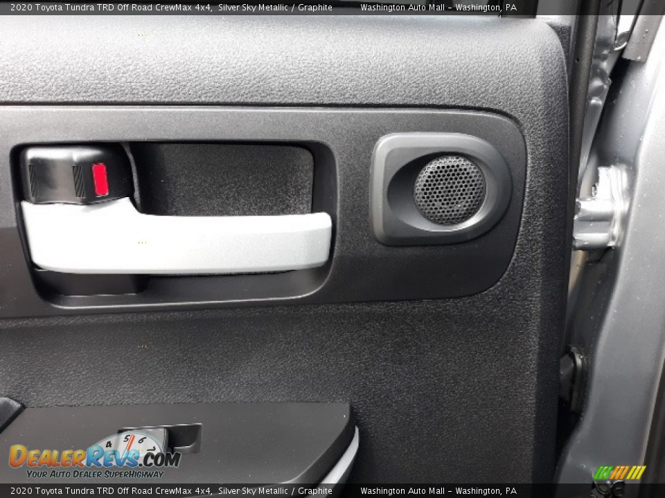2020 Toyota Tundra TRD Off Road CrewMax 4x4 Silver Sky Metallic / Graphite Photo #33