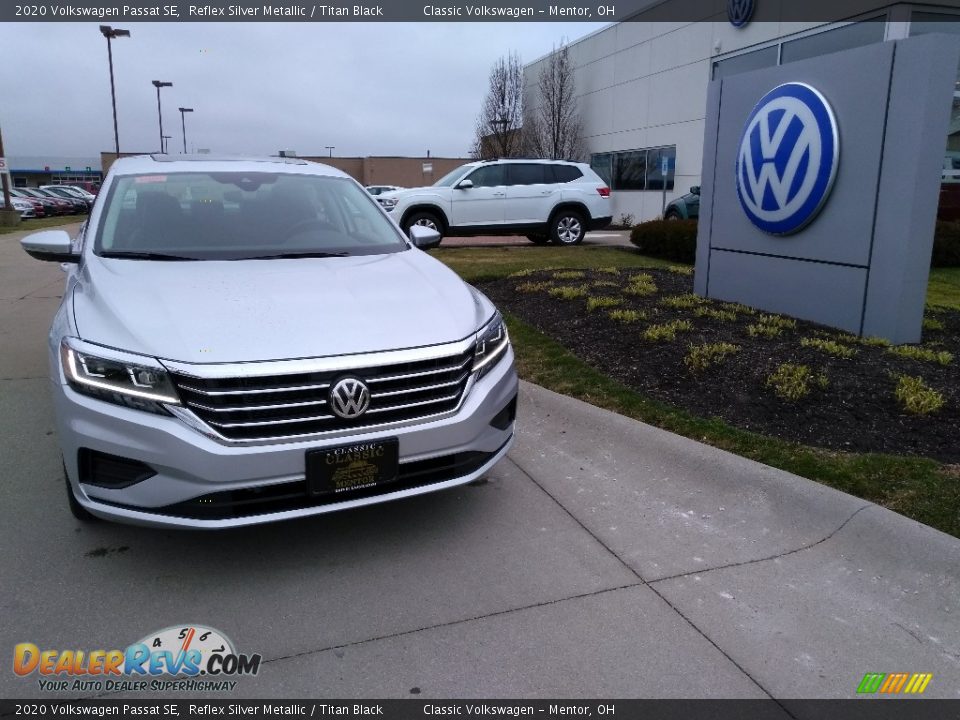 2020 Volkswagen Passat SE Reflex Silver Metallic / Titan Black Photo #1