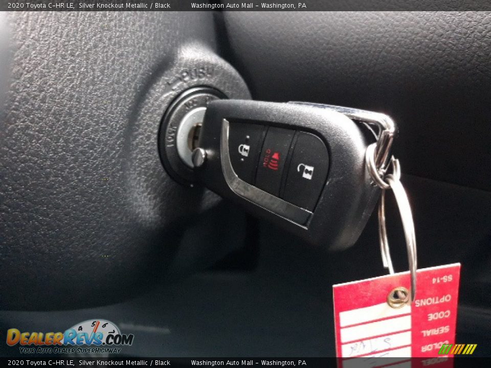 2020 Toyota C-HR LE Silver Knockout Metallic / Black Photo #10