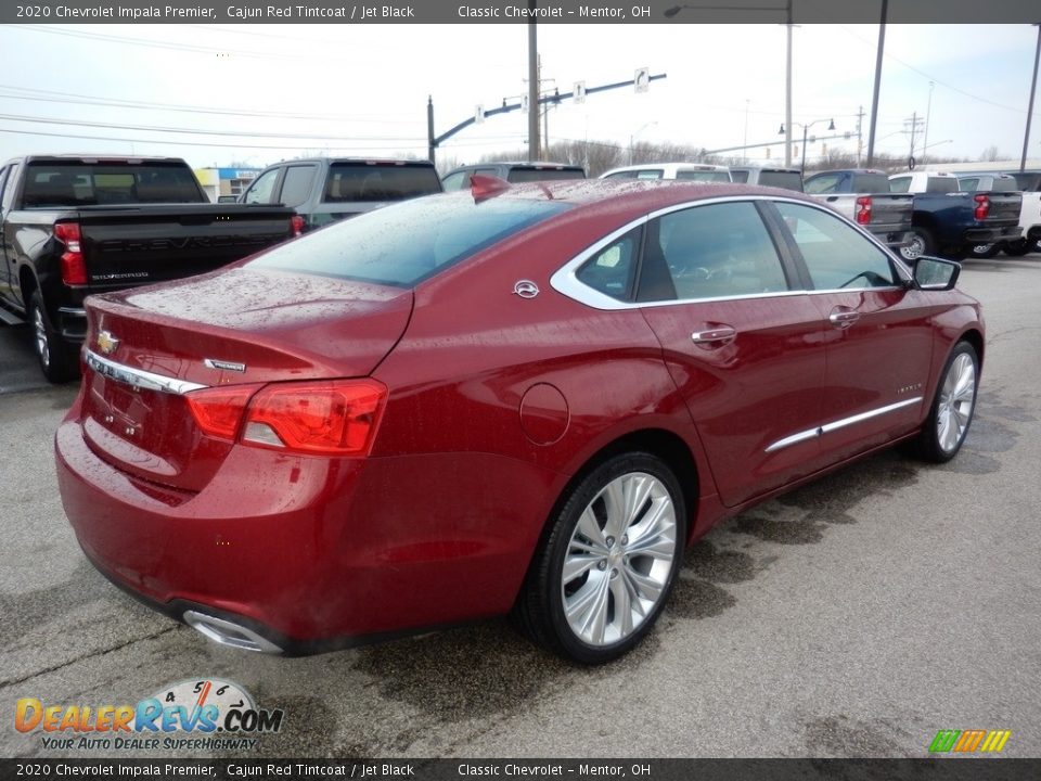 2020 Chevrolet Impala Premier Cajun Red Tintcoat / Jet Black Photo #4