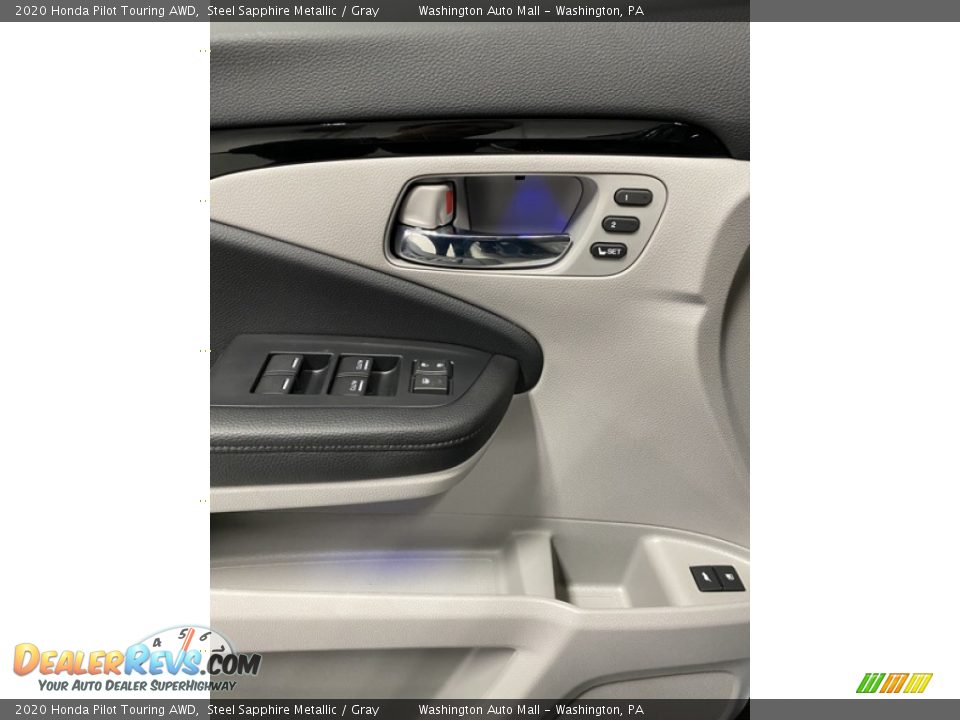 2020 Honda Pilot Touring AWD Steel Sapphire Metallic / Gray Photo #11
