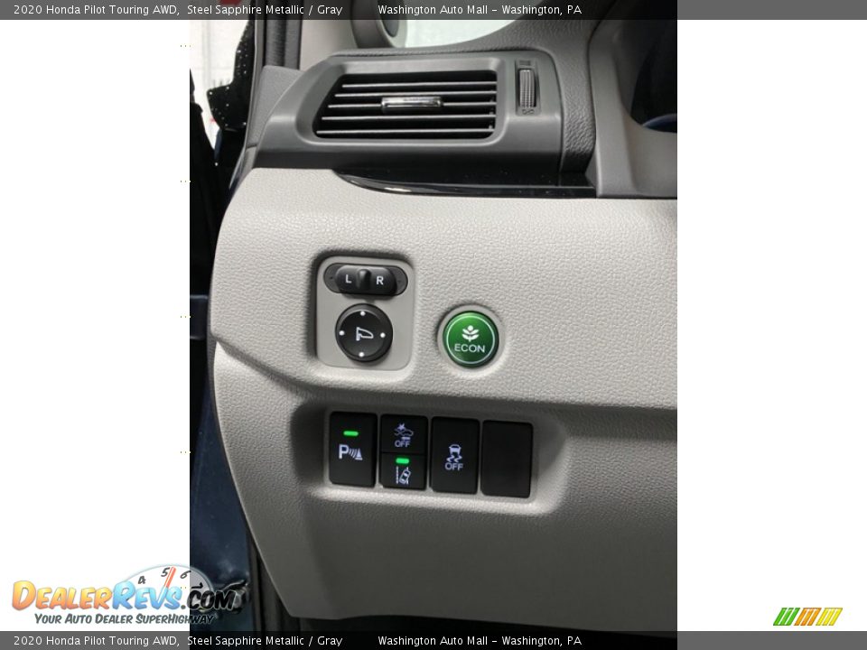 2020 Honda Pilot Touring AWD Steel Sapphire Metallic / Gray Photo #12