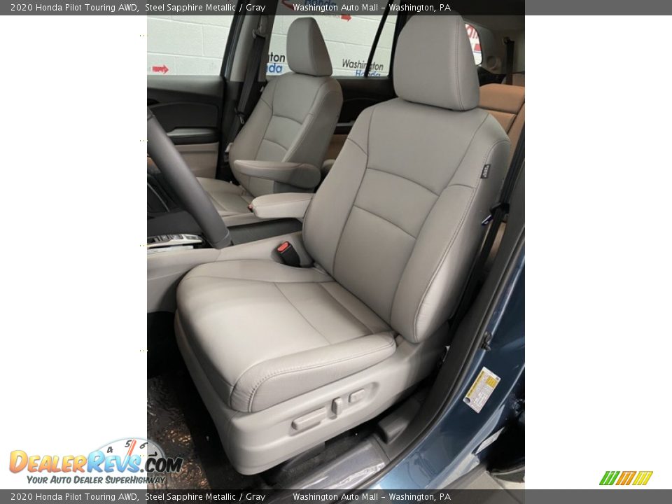 2020 Honda Pilot Touring AWD Steel Sapphire Metallic / Gray Photo #14
