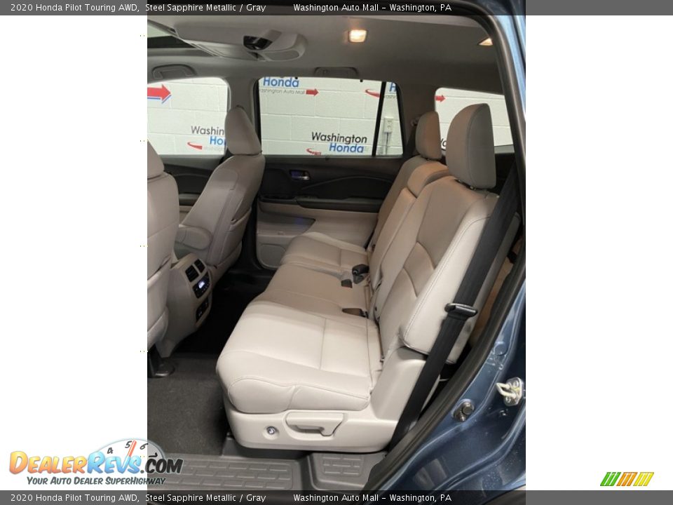 2020 Honda Pilot Touring AWD Steel Sapphire Metallic / Gray Photo #20