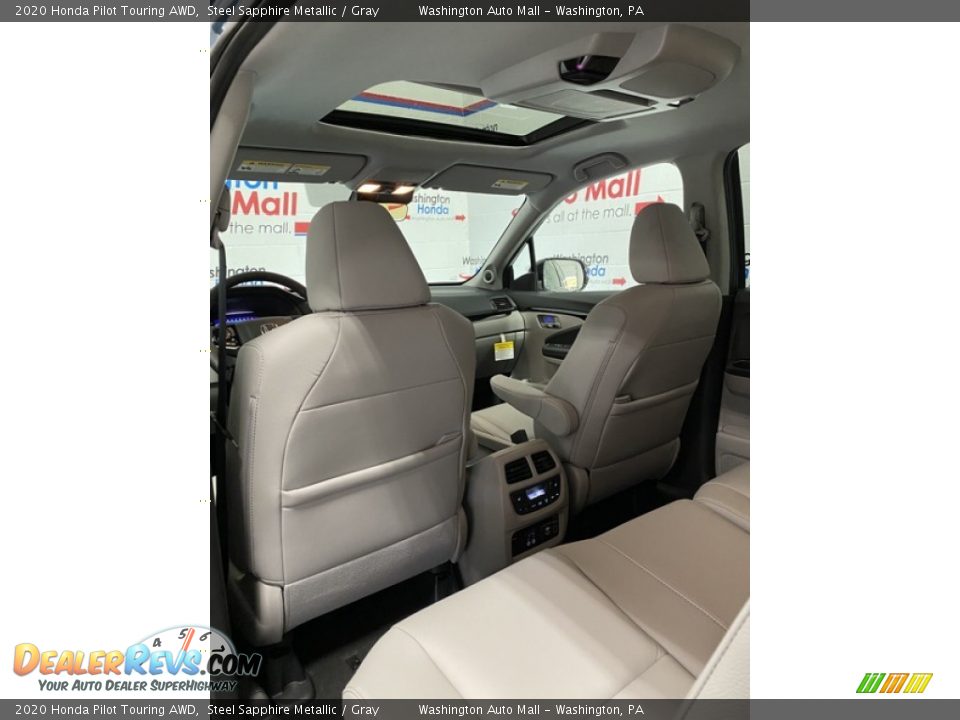 2020 Honda Pilot Touring AWD Steel Sapphire Metallic / Gray Photo #21