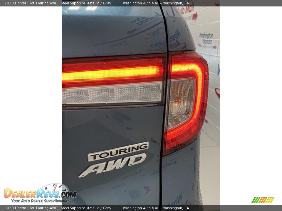 2020 Honda Pilot Touring AWD Steel Sapphire Metallic / Gray Photo #24