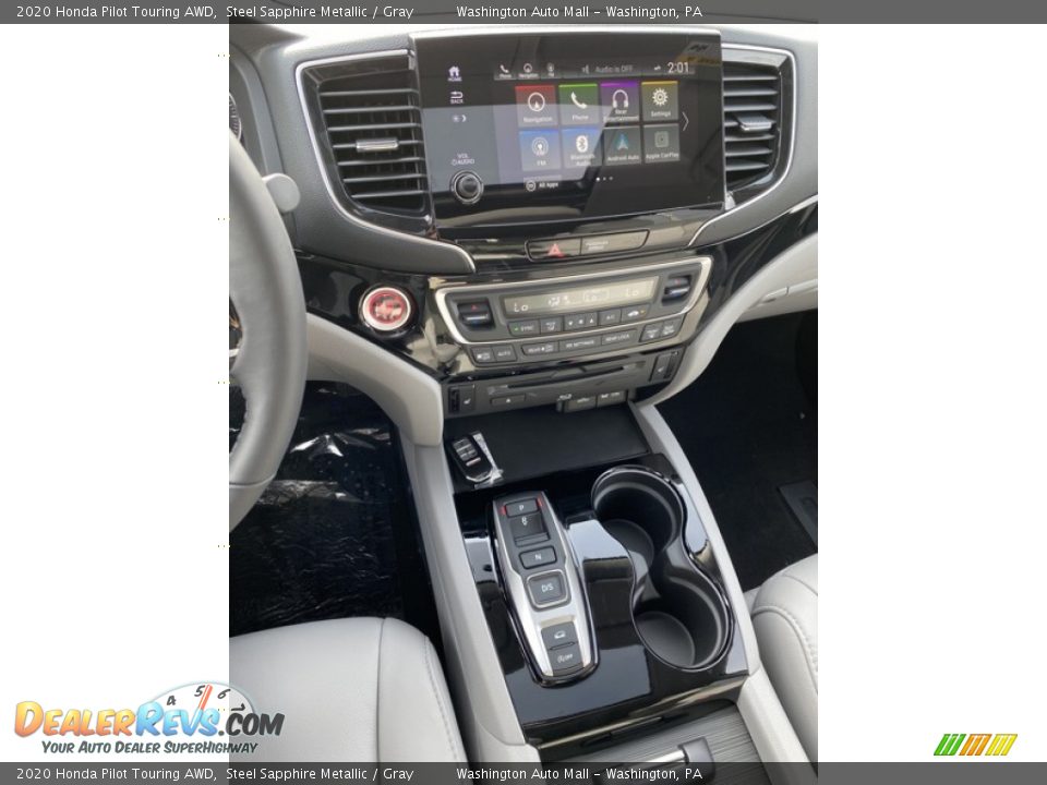 2020 Honda Pilot Touring AWD Steel Sapphire Metallic / Gray Photo #34