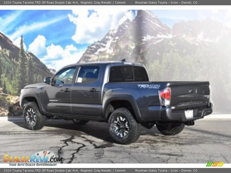 2020 Toyota Tacoma TRD Off Road Double Cab 4x4 Magnetic Gray Metallic / Cement Photo #3