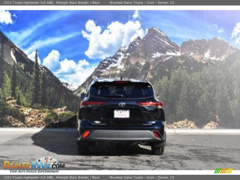 2020 Toyota Highlander XLE AWD Midnight Black Metallic / Black Photo #4