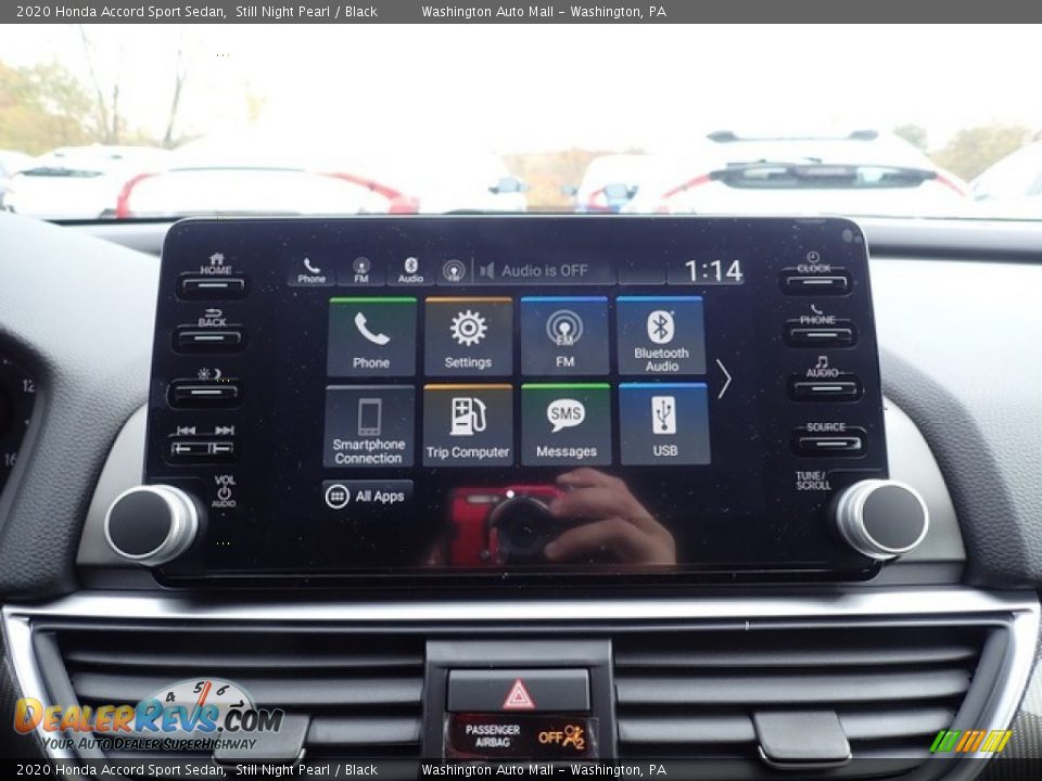 2020 Honda Accord Sport Sedan Still Night Pearl / Black Photo #13