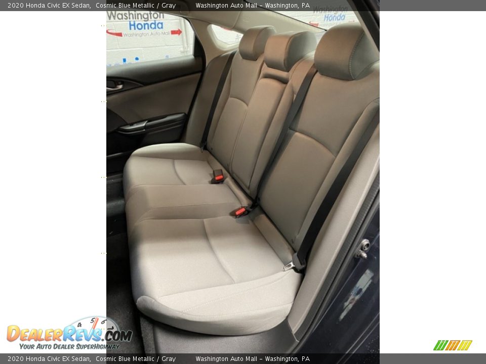 2020 Honda Civic EX Sedan Cosmic Blue Metallic / Gray Photo #18