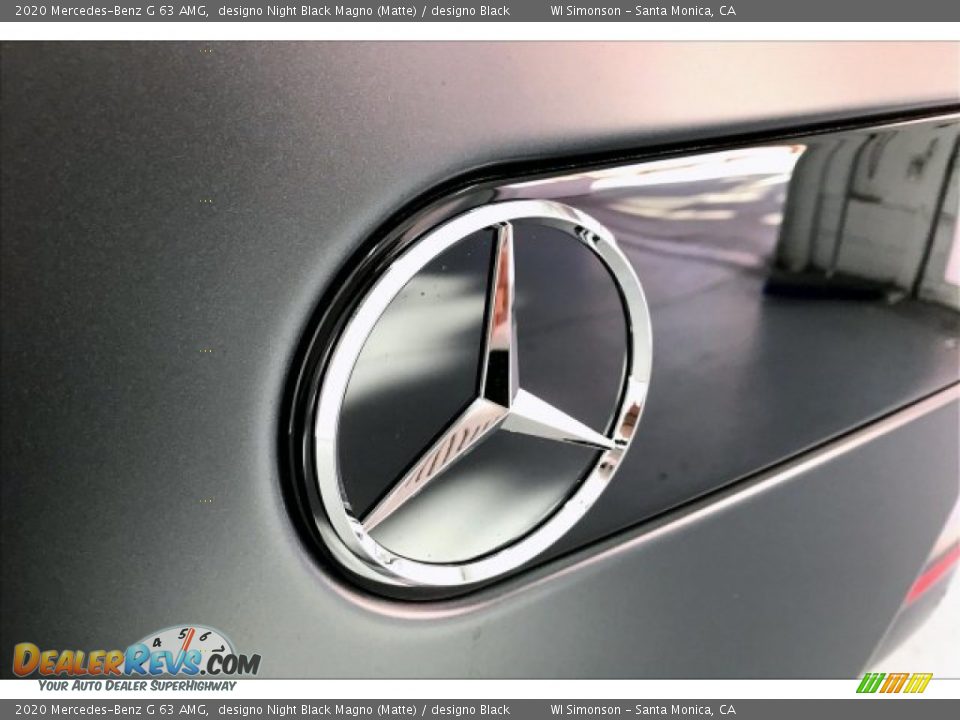 2020 Mercedes-Benz G 63 AMG designo Night Black Magno (Matte) / designo Black Photo #7