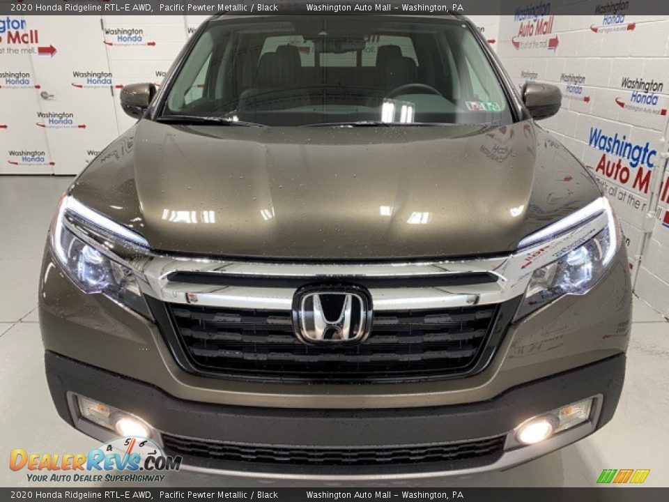 2020 Honda Ridgeline RTL-E AWD Pacific Pewter Metallic / Black Photo #3