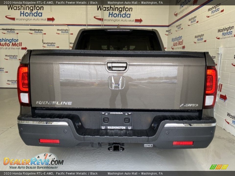 2020 Honda Ridgeline RTL-E AWD Pacific Pewter Metallic / Black Photo #7