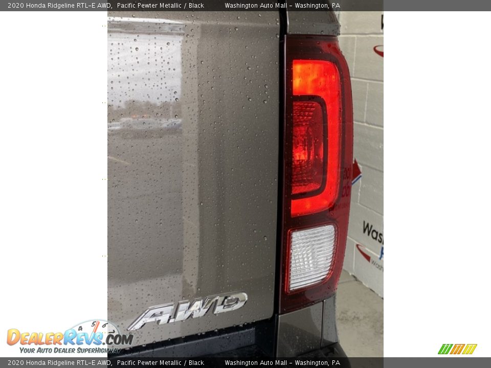 2020 Honda Ridgeline RTL-E AWD Pacific Pewter Metallic / Black Photo #23
