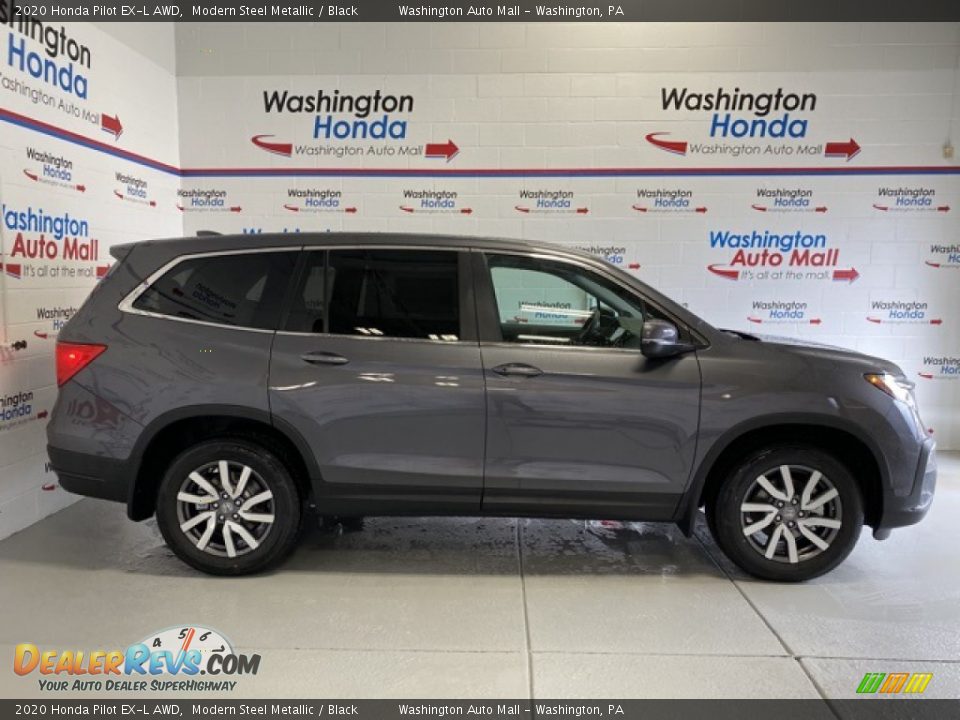 2020 Honda Pilot EX-L AWD Modern Steel Metallic / Black Photo #1