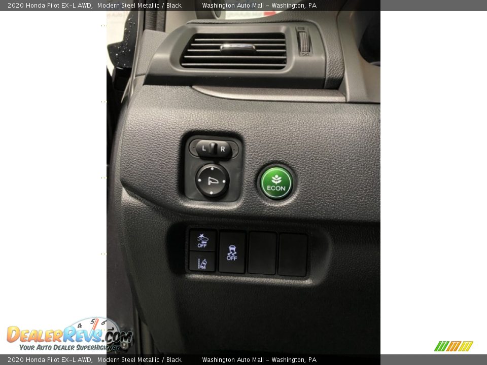 2020 Honda Pilot EX-L AWD Modern Steel Metallic / Black Photo #12