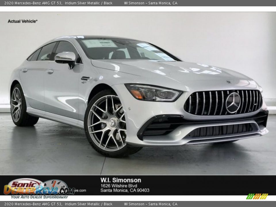 2020 Mercedes-Benz AMG GT 53 Iridium Silver Metallic / Black Photo #1