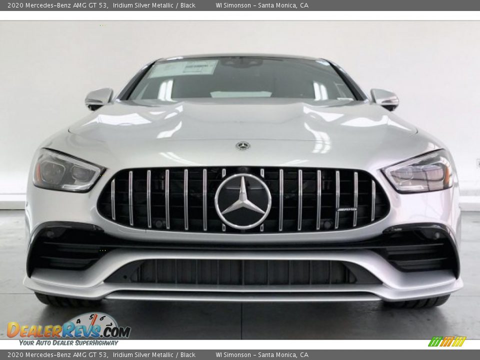 2020 Mercedes-Benz AMG GT 53 Iridium Silver Metallic / Black Photo #2