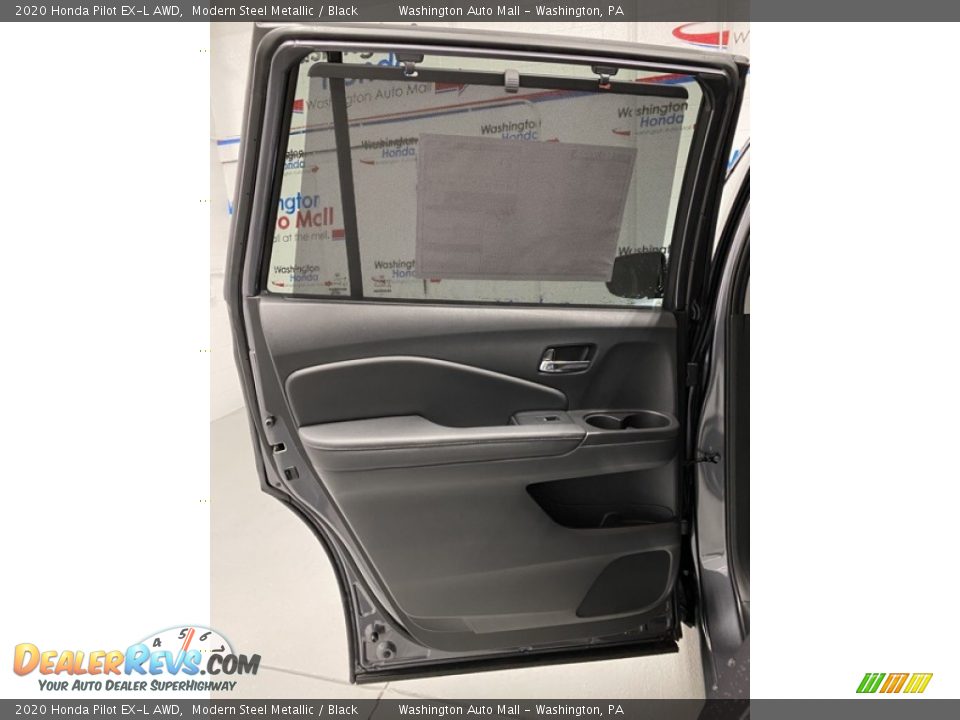 2020 Honda Pilot EX-L AWD Modern Steel Metallic / Black Photo #16