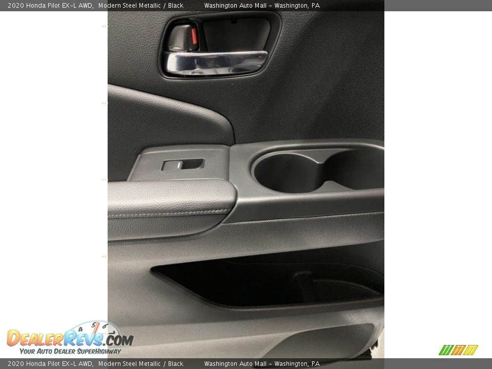 2020 Honda Pilot EX-L AWD Modern Steel Metallic / Black Photo #17