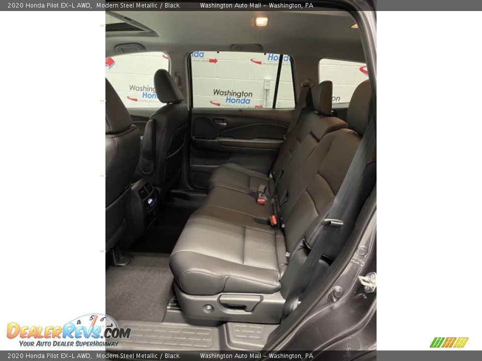 2020 Honda Pilot EX-L AWD Modern Steel Metallic / Black Photo #19