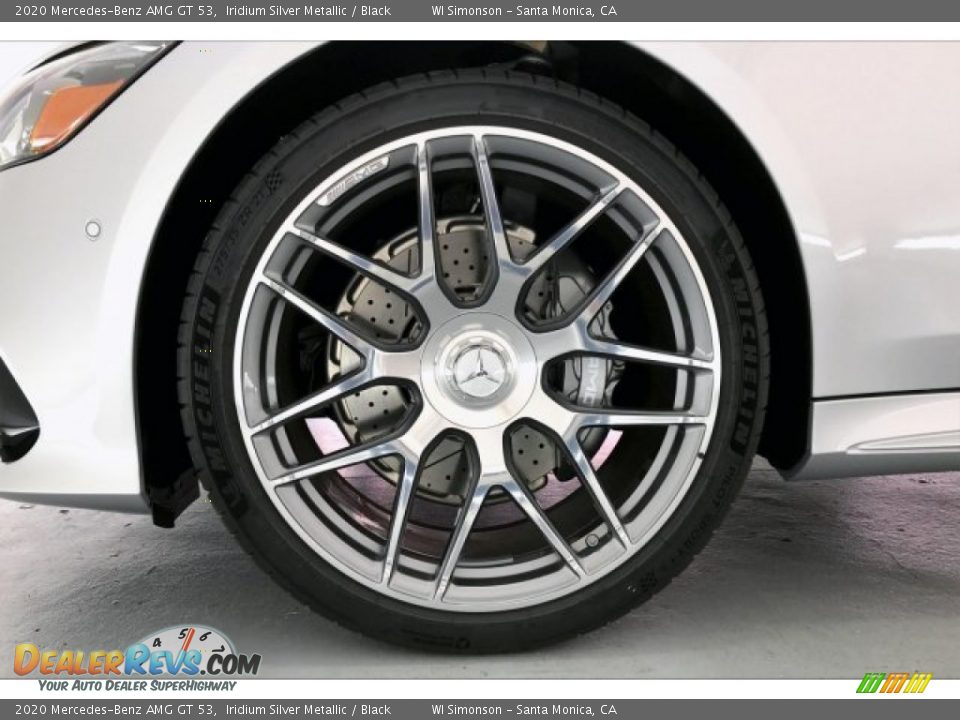 2020 Mercedes-Benz AMG GT 53 Iridium Silver Metallic / Black Photo #8