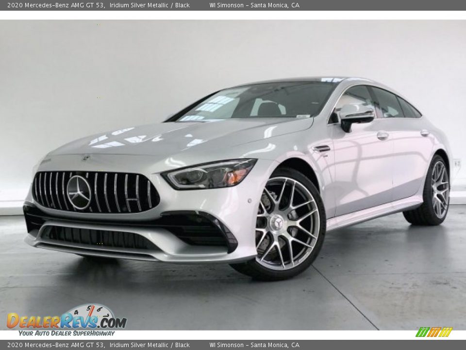 2020 Mercedes-Benz AMG GT 53 Iridium Silver Metallic / Black Photo #12