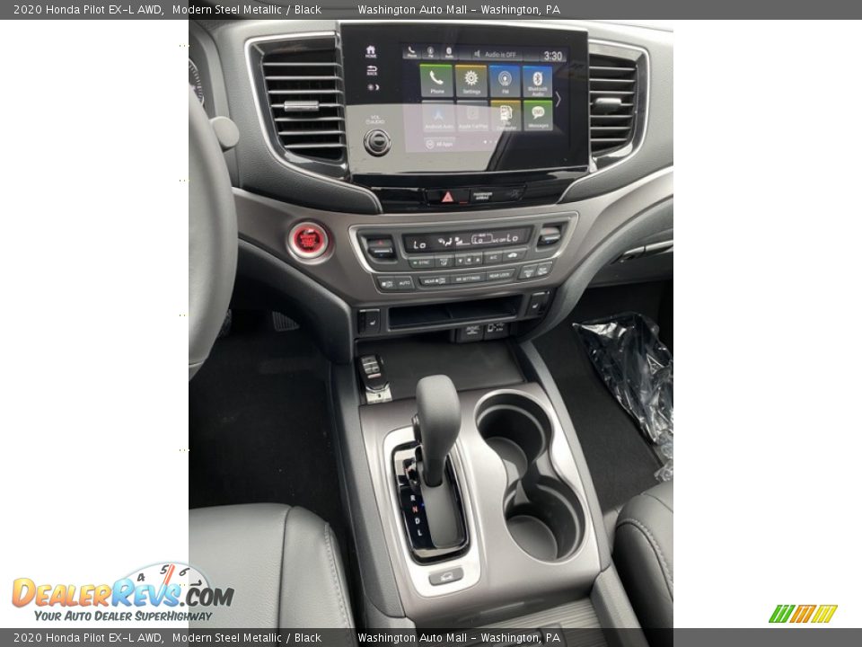 2020 Honda Pilot EX-L AWD Modern Steel Metallic / Black Photo #30