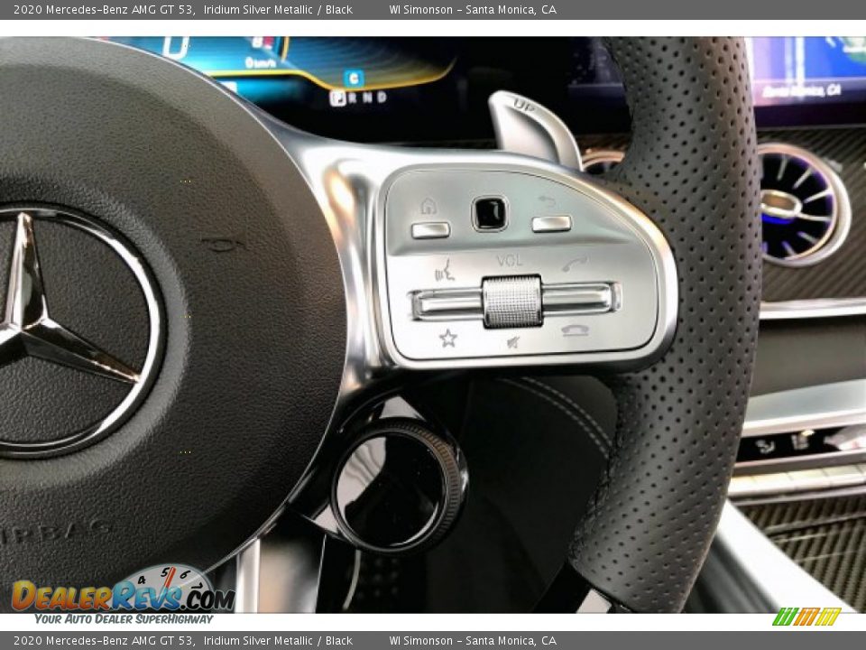2020 Mercedes-Benz AMG GT 53 Iridium Silver Metallic / Black Photo #19