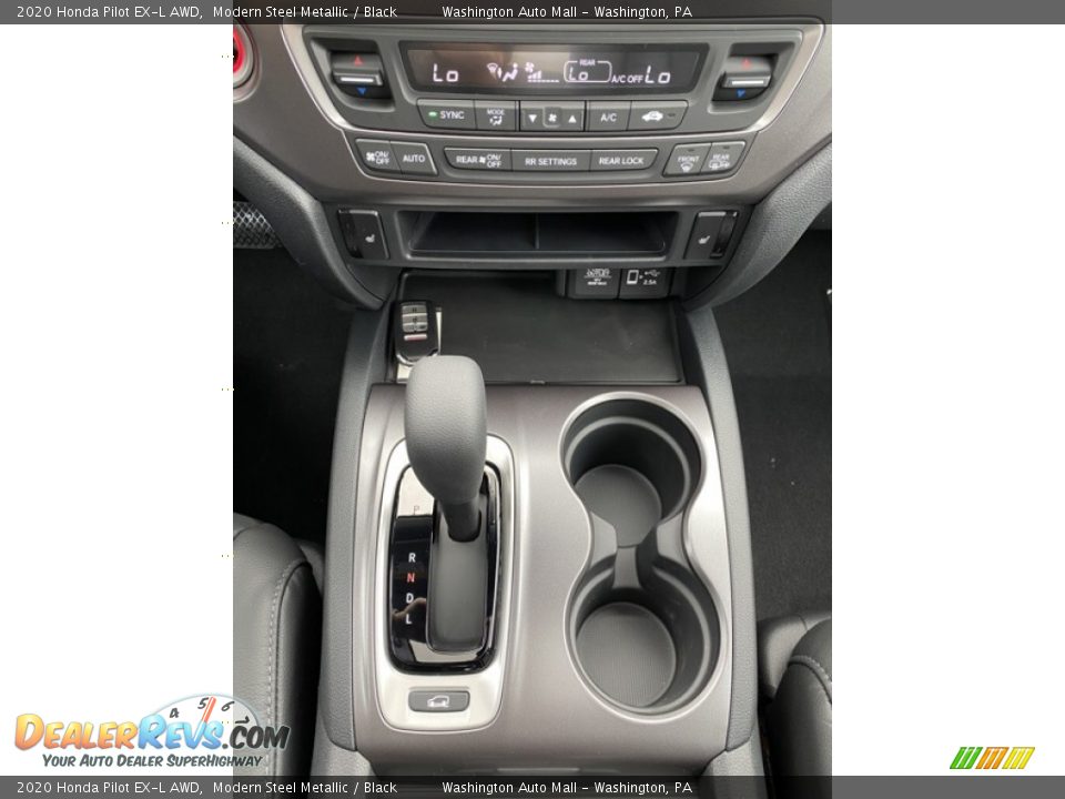 2020 Honda Pilot EX-L AWD Modern Steel Metallic / Black Photo #32