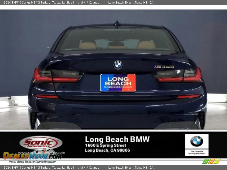 2020 BMW 3 Series M340i Sedan Tanzanite Blue II Metallic / Cognac Photo #3