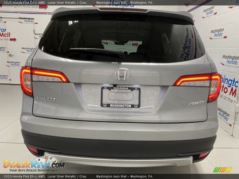 2020 Honda Pilot EX-L AWD Lunar Silver Metallic / Gray Photo #7