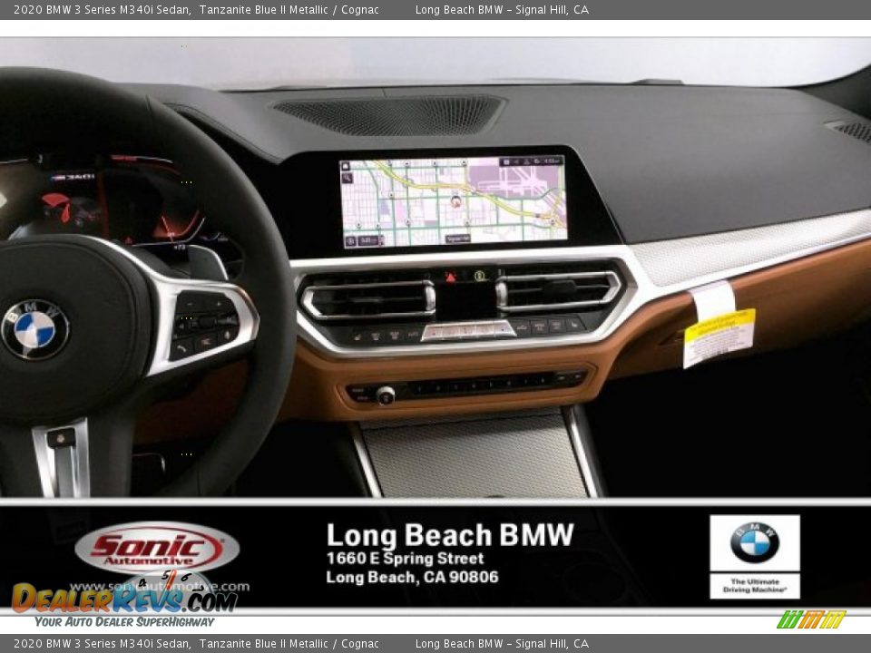 2020 BMW 3 Series M340i Sedan Tanzanite Blue II Metallic / Cognac Photo #5