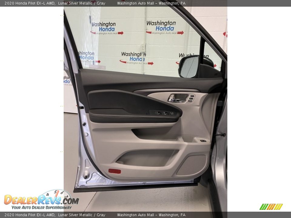 2020 Honda Pilot EX-L AWD Lunar Silver Metallic / Gray Photo #10