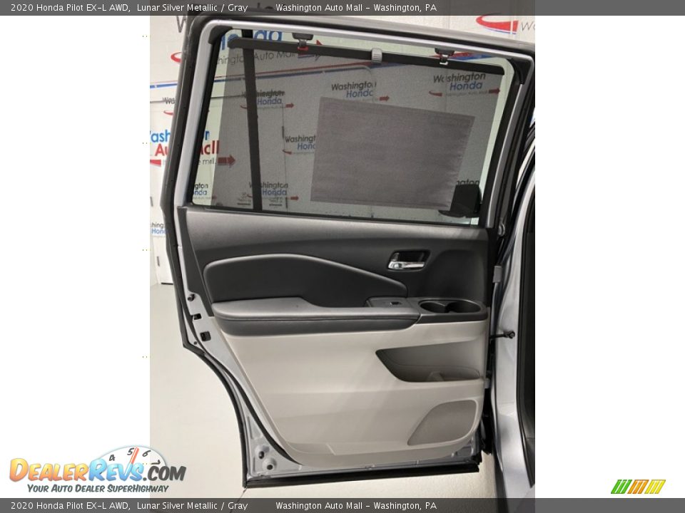 2020 Honda Pilot EX-L AWD Lunar Silver Metallic / Gray Photo #16