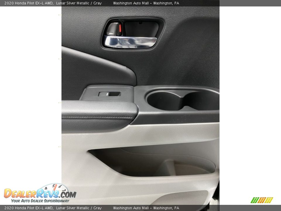2020 Honda Pilot EX-L AWD Lunar Silver Metallic / Gray Photo #17
