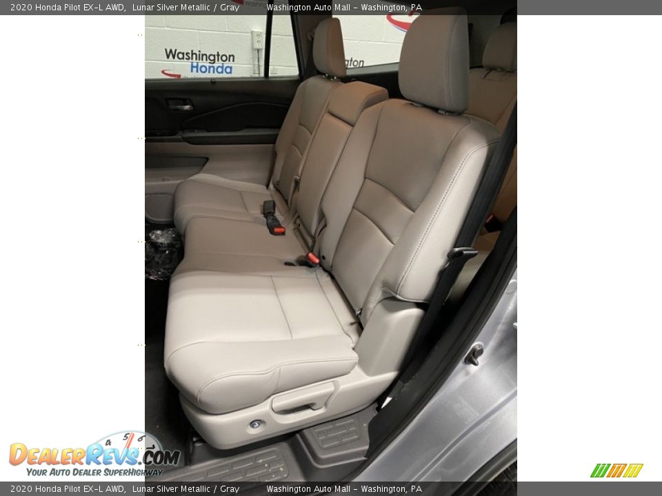2020 Honda Pilot EX-L AWD Lunar Silver Metallic / Gray Photo #18