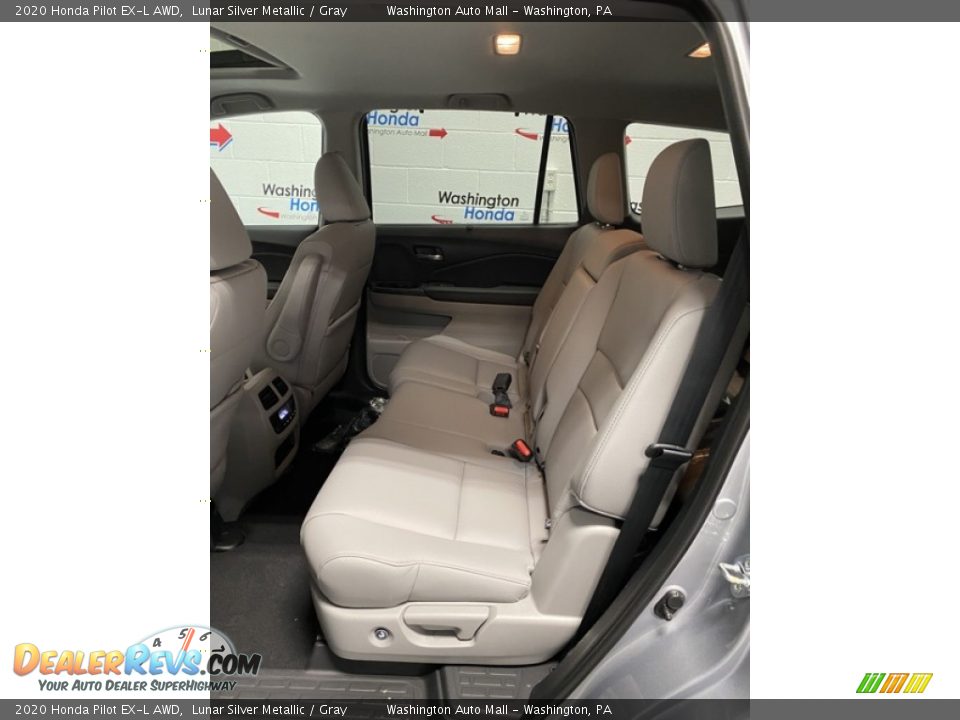 2020 Honda Pilot EX-L AWD Lunar Silver Metallic / Gray Photo #19