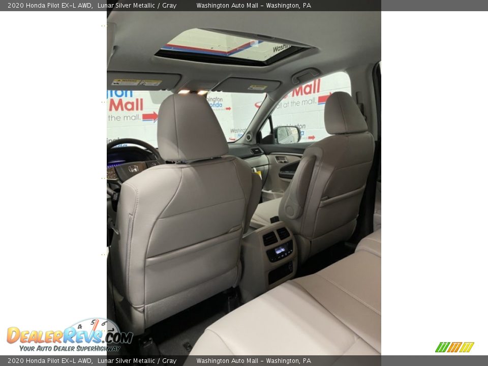 2020 Honda Pilot EX-L AWD Lunar Silver Metallic / Gray Photo #20