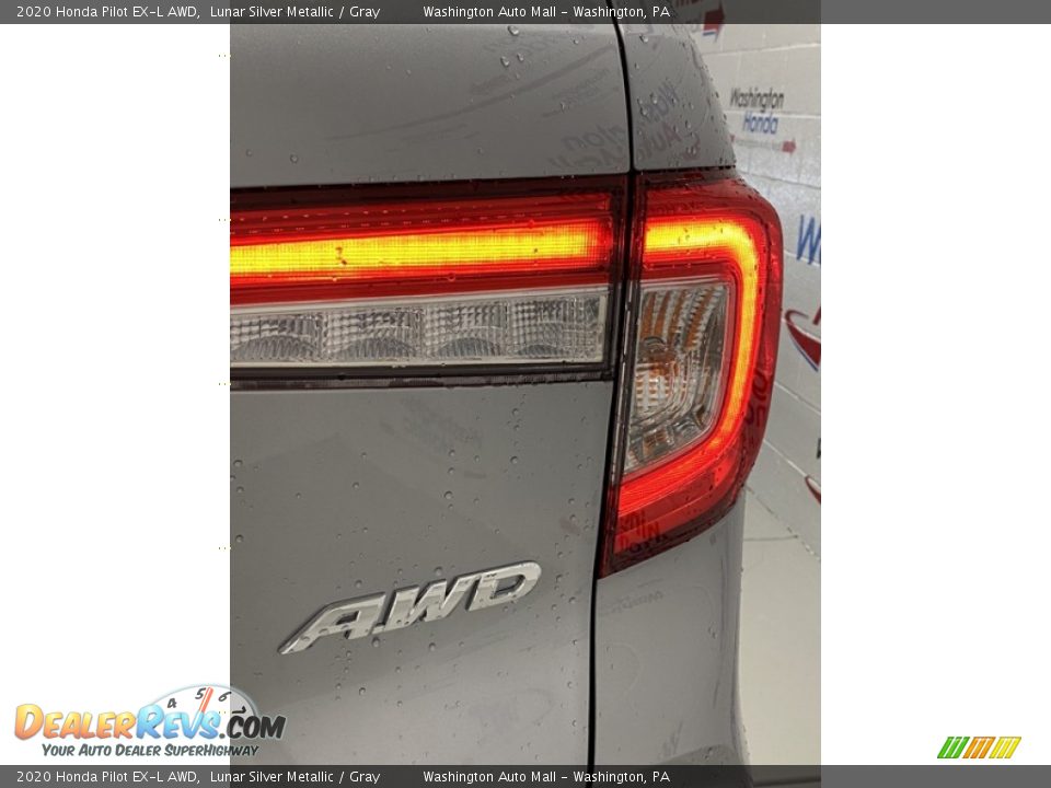 2020 Honda Pilot EX-L AWD Lunar Silver Metallic / Gray Photo #26