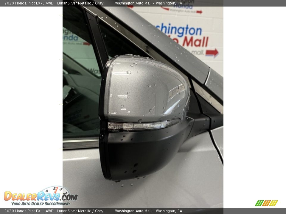 2020 Honda Pilot EX-L AWD Lunar Silver Metallic / Gray Photo #28