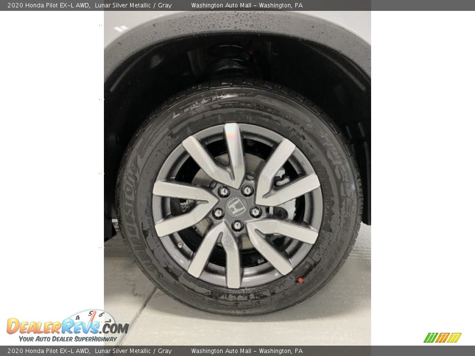2020 Honda Pilot EX-L AWD Lunar Silver Metallic / Gray Photo #29