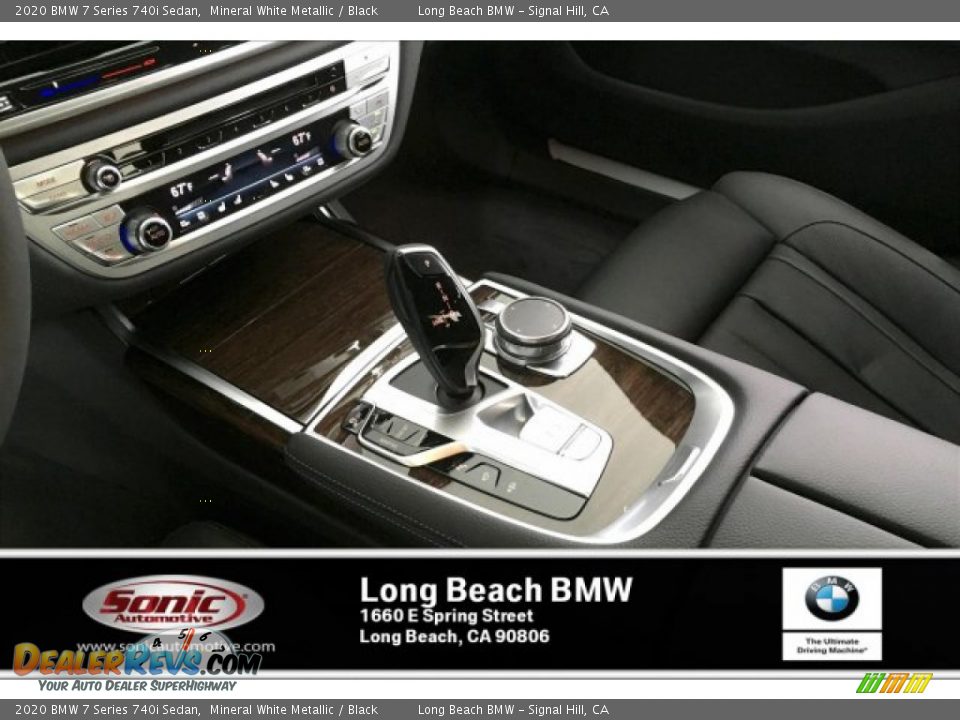 2020 BMW 7 Series 740i Sedan Mineral White Metallic / Black Photo #6
