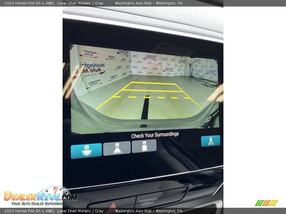 2020 Honda Pilot EX-L AWD Lunar Silver Metallic / Gray Photo #32